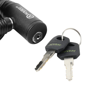 Antivol spirale à clé Auvray Ø 8 mm 1,50 m avec support – vue 2