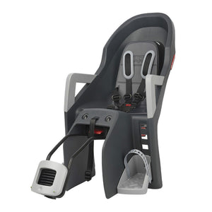 Siège enfant arrière Polisport Guppy Maxi sur cadre gris 9-22 kg