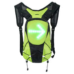 Sac à dos 5 L à LED avec clignotants et télécommande au cintre, rechargeable USB