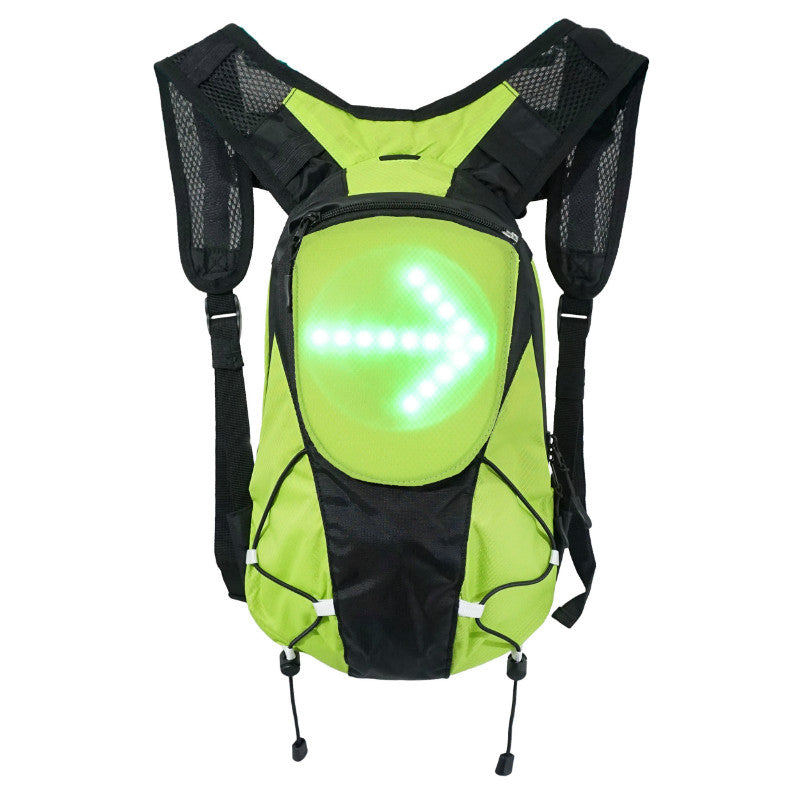 Sac à dos 5 L à LED avec clignotants et télécommande au cintre, rechargeable USB