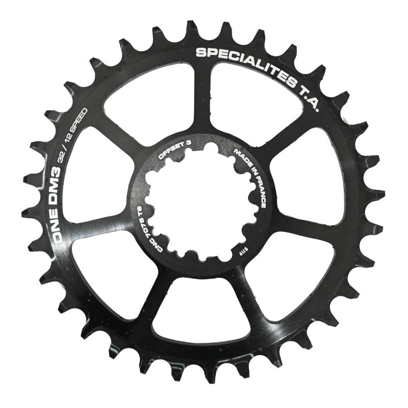 Plateau VTT TA DM3 Direct Mount Boost pour SRAM GX-XX1-X01 noir 11-12 v narrow wide déport 3 mm – 32 dents