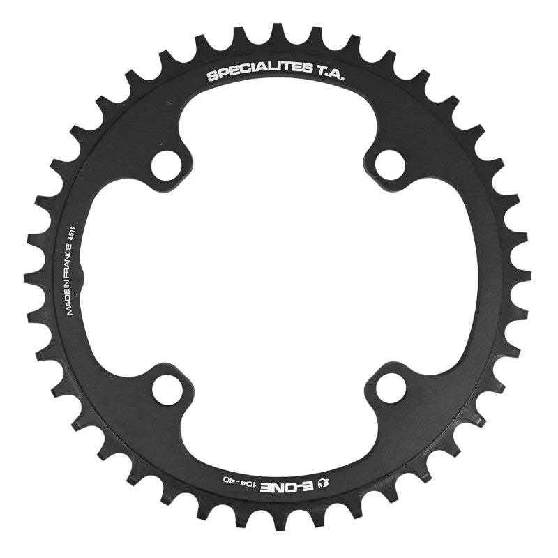 Plateau VAE TA E-One 4 br. 104 mm universel VAE mono noir narrow wide – 40 dents