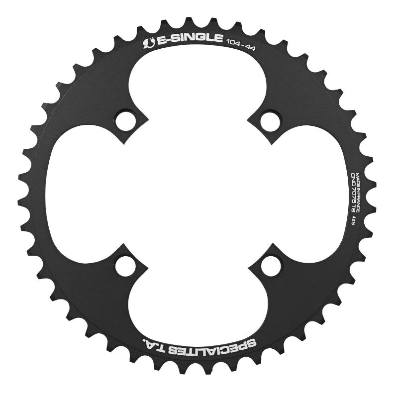 Plateau VAE TA E-Single 4 br. 104 mm universel VAE mono noir – 44 dents