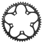 Plateau route Stronglight 5 branches 110 mm type Shimano extérieur noir 9-10-11 v – 50 dents