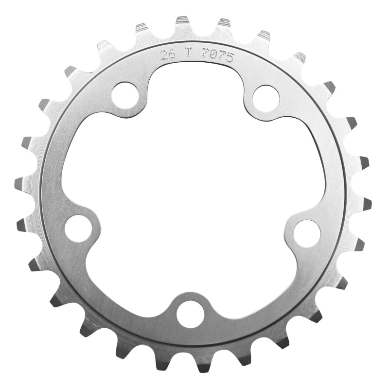 Plateau route Stronglight 5 branches 74 mm triple argent 9-10 v – 26 dents