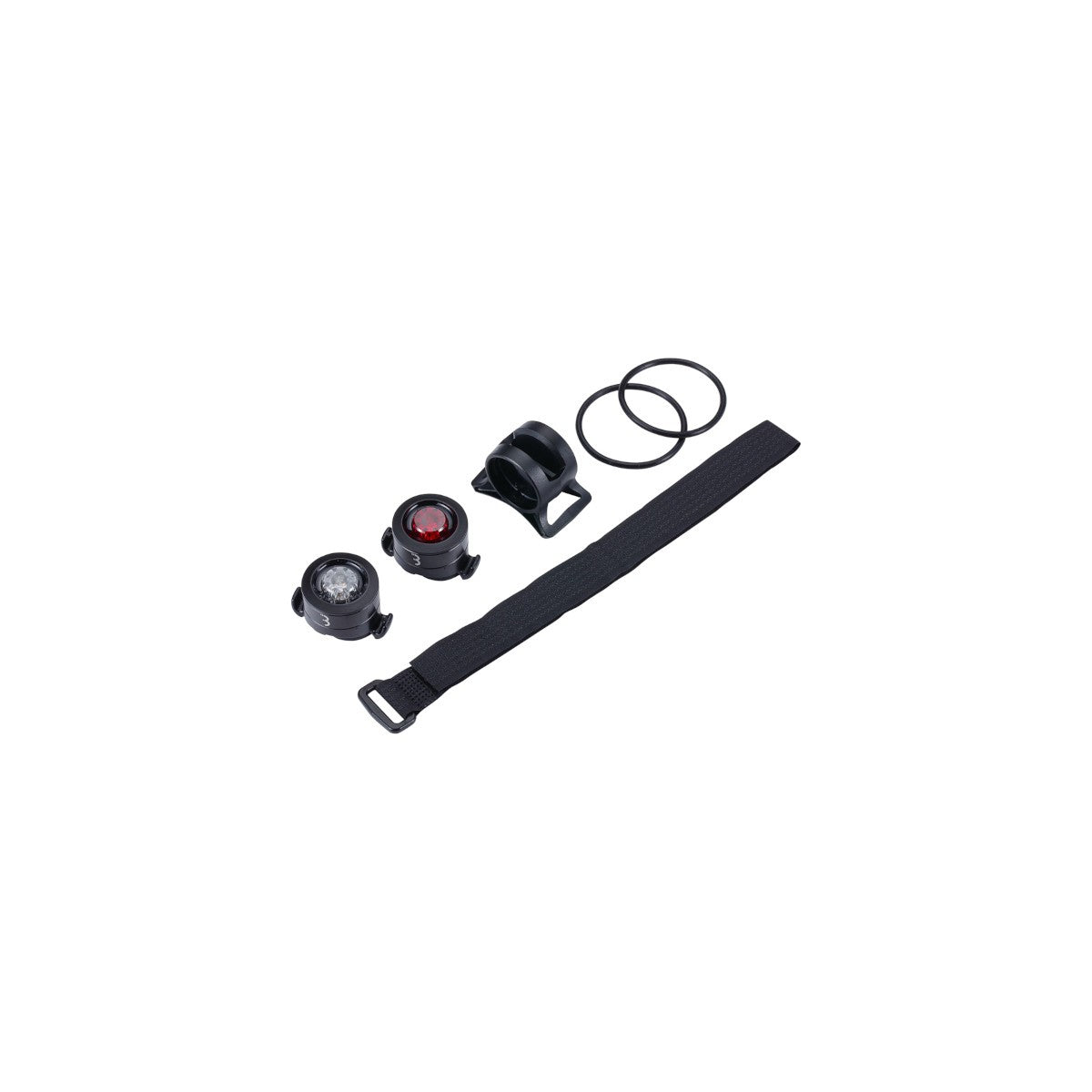 Kit éclairage avant+arrière SpyCombo, à piles, avec support BBB