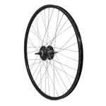 Roue arrière VTC 700 ER20 noire moyeu Nexus Inter 7 disque Centerlock