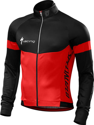 Maillot SPECIALIZED Therminal LS RED/BLK Team