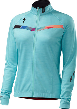 Maillot SPECIALIZED Therminal LS Femme TUR/GEO Fade
