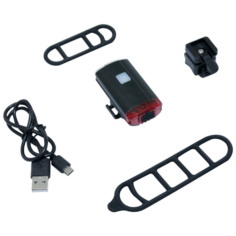 Éclairage USB avant et arrière P2R 200 lumens pour casque – vue 2