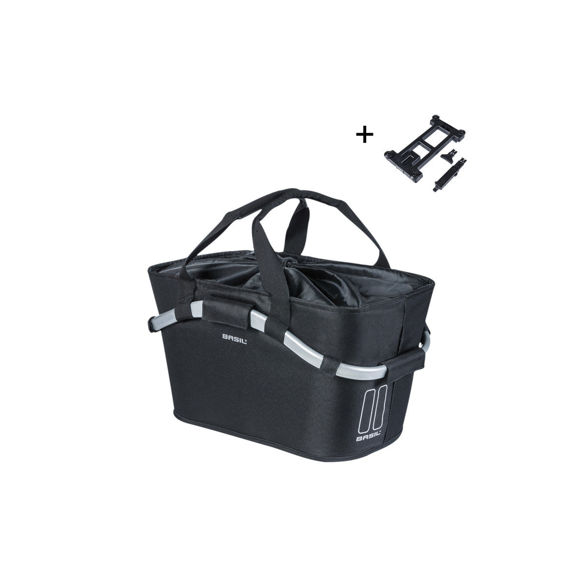 Panier arrière Classic Carry All noir BASIL – 22 L / Standard