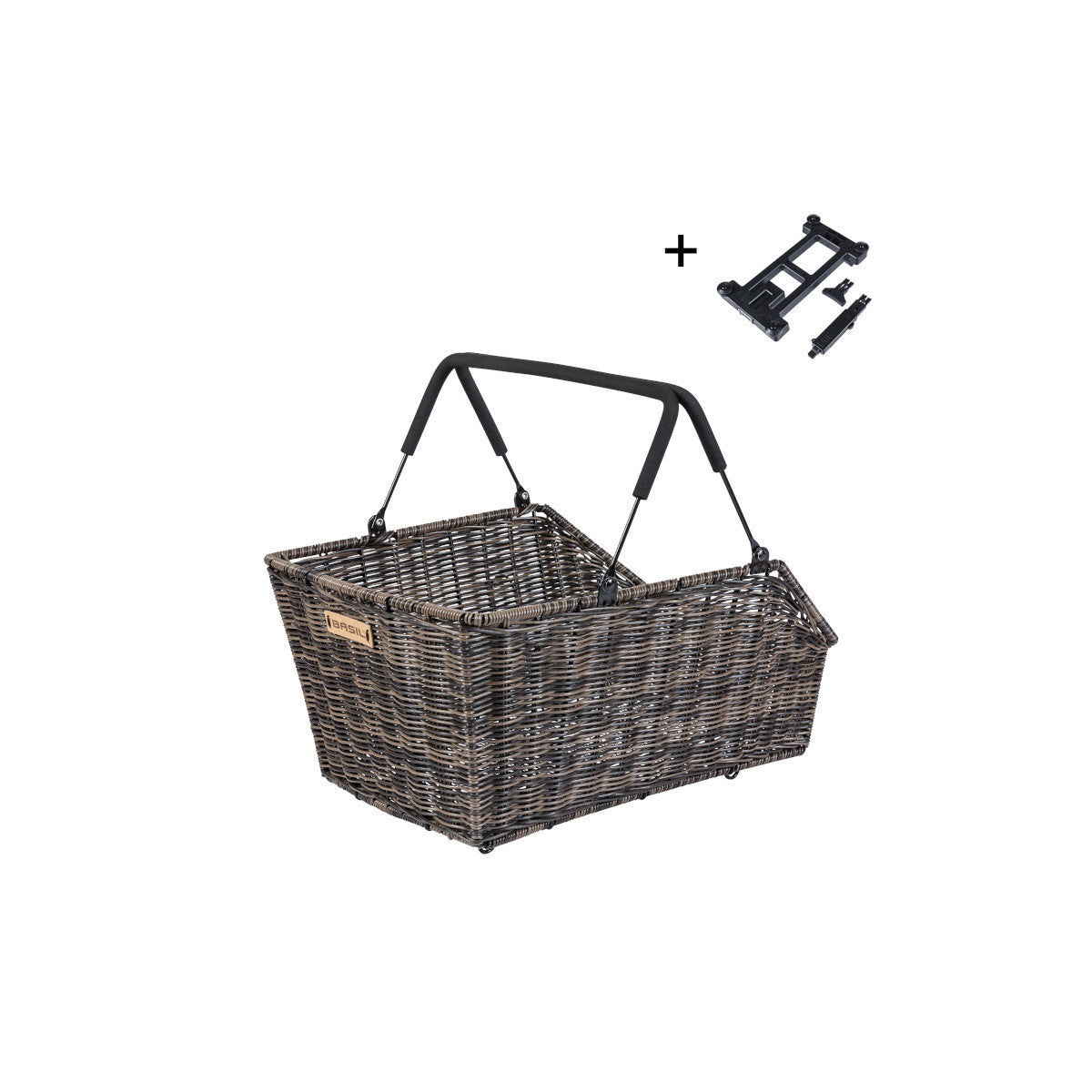 Panier arrière rotin Cento Rattan Look BASIL – MIK / Marron