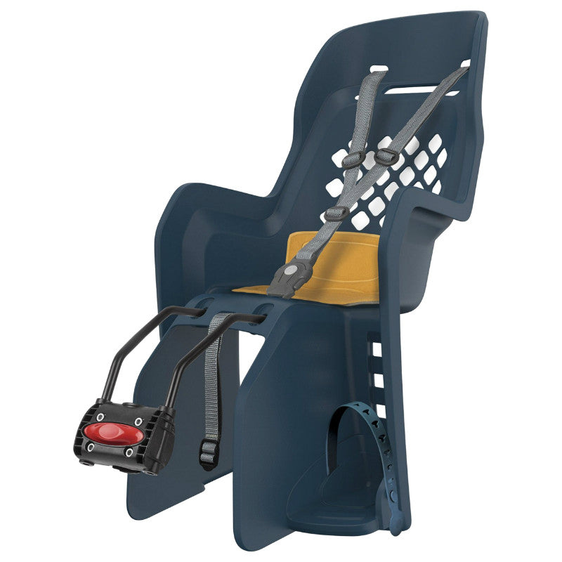 Siège enfant arrière Polisport Joy sur cadre 9-22 kg – Jeans coussin jaune