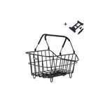 Panier arrière Cento Alu 22 L BASIL – MIK / Noir mat