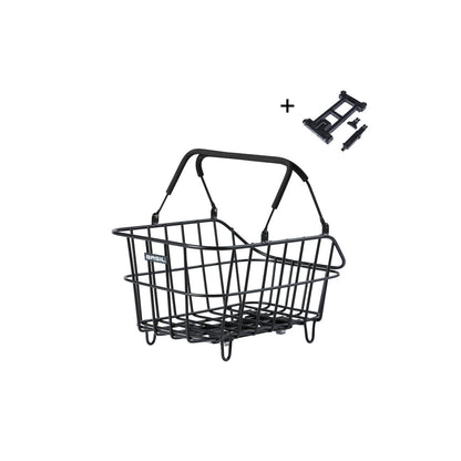 Panier arrière Cento Alu 22 L BASIL – MIK / Noir mat