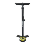 Pompe à pied Michelin acier noir avec manomètre 11 bars