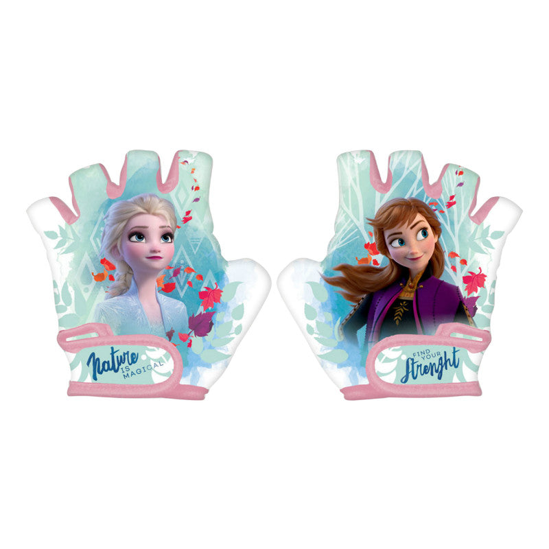 Gants courts enfant Disney (paire) – La Reine des Neiges blanc-bleu