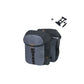 Sacoche double Miles 34 L BASIL – MIK / Noir ardoise