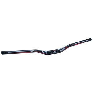 Cintre VTT demi-relevé ITM Alcor noir 31,8 mm – 740 mm