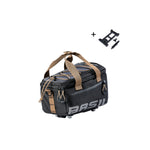 Sacoche porte-bagages Miles 7 L BASIL – MIK / Noir ardoise