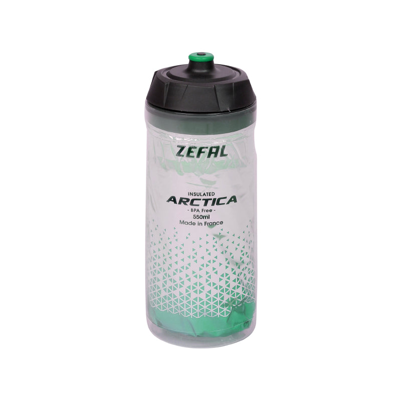 Bidon isotherme Zefal Arctica 55 550 ml – Vert-argent