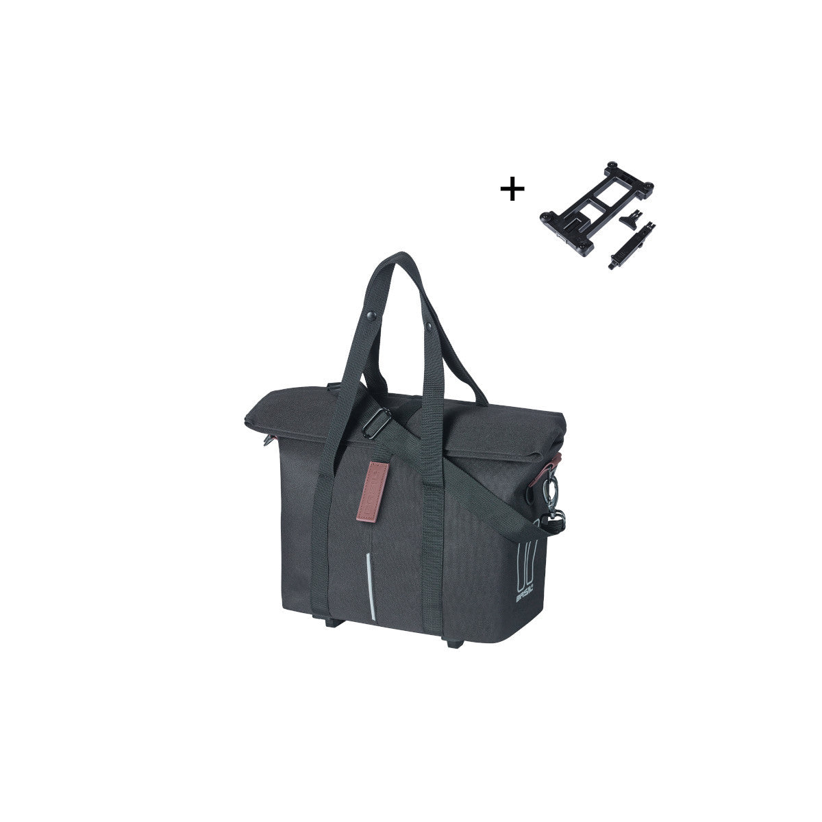 Sac à main City 8-11 L noir BASIL – MIK + KF (réf. B18359)