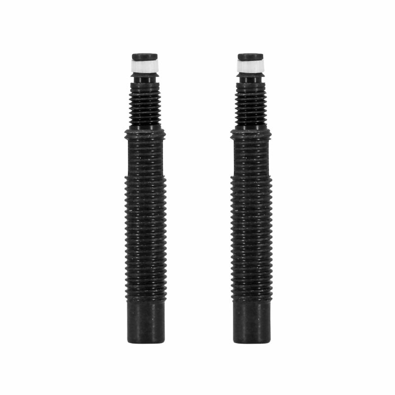 Prolongateurs de valve Presta Schwalbe noirs compatibles tubeless (paire) – 30 mm