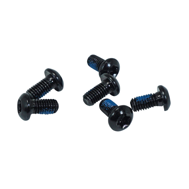 Vis de disque de frein Fibrax noires (lot de 6)