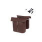 Sacoche double City BASIL – 28-32 L / MIK / Brun torréfié
