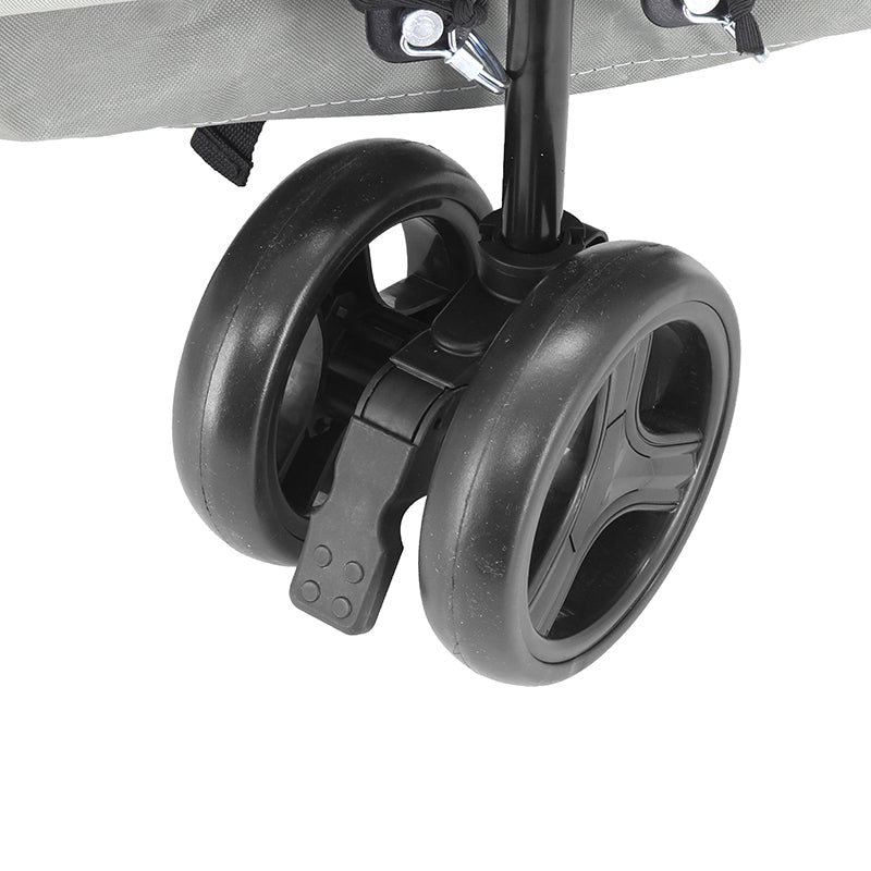 Remorque utilitaire et petit chien bleu-gris roues 12" – 30 kg – vue 5