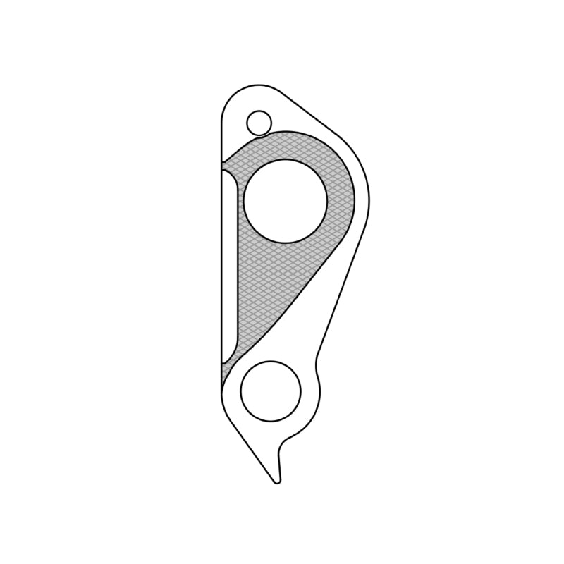Patte de dérailleur alu Marwi GH-290 – Focus – vue 2