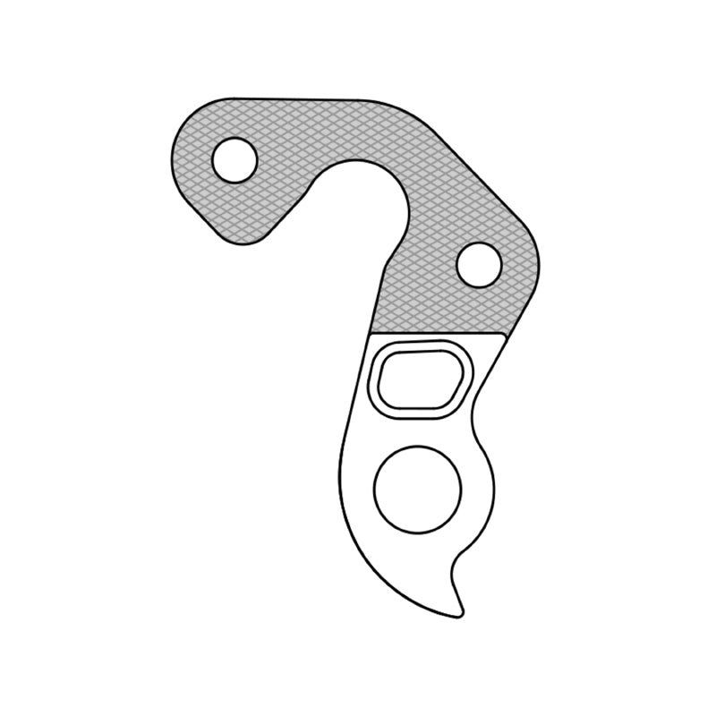 Patte de dérailleur alu Marwi GH-292 – Scott – vue 2