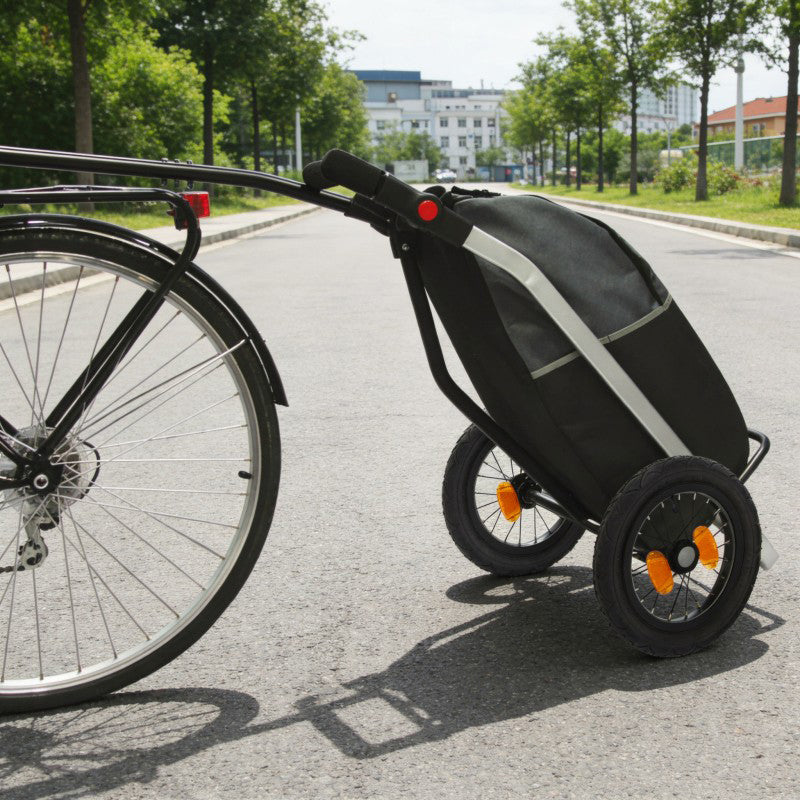 Remorque Shopping Trailer châssis alu roues 12" fixation tige de selle – vue 7