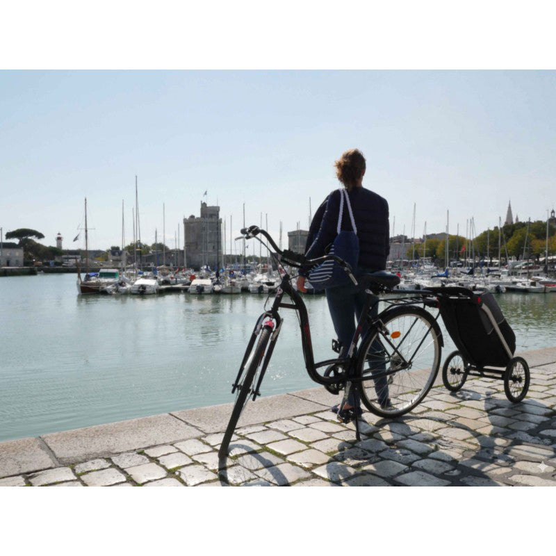 Remorque Shopping Trailer châssis alu roues 12" fixation tige de selle – vue 10