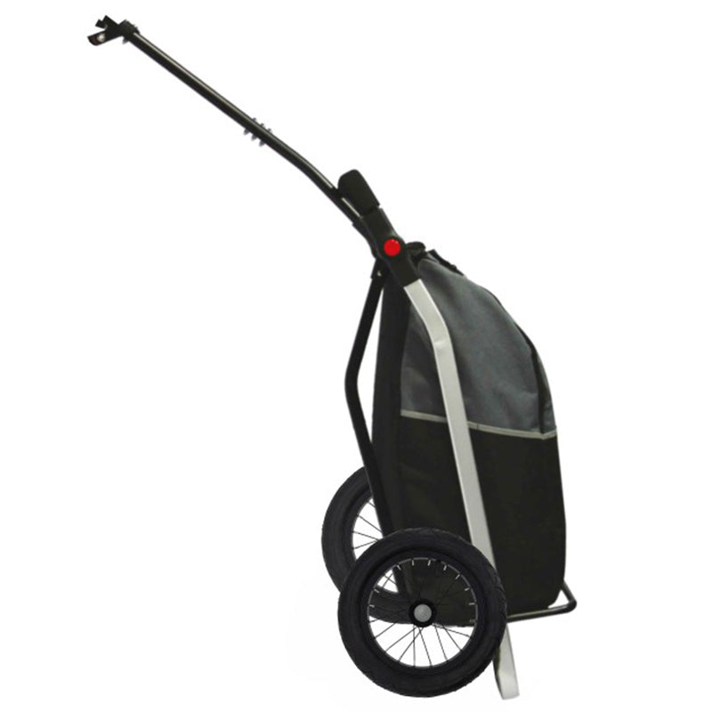Remorque Shopping Trailer châssis alu roues 12" fixation tige de selle