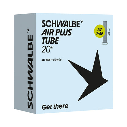 Chambre à air 20 x 1,50-2,35 Schwalbe Air Plus valve Schrader (AV7AP)