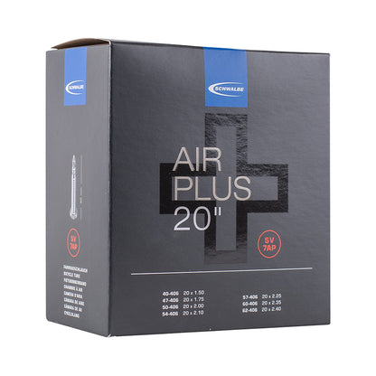 Chambre à air 20 x 1,50-2,35 Schwalbe Air Plus valve Presta (SV7AP)