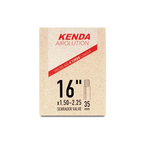 Chambre à air Airolution valve Schrader 35 mm KENDA – 16 x 1,5-2,25