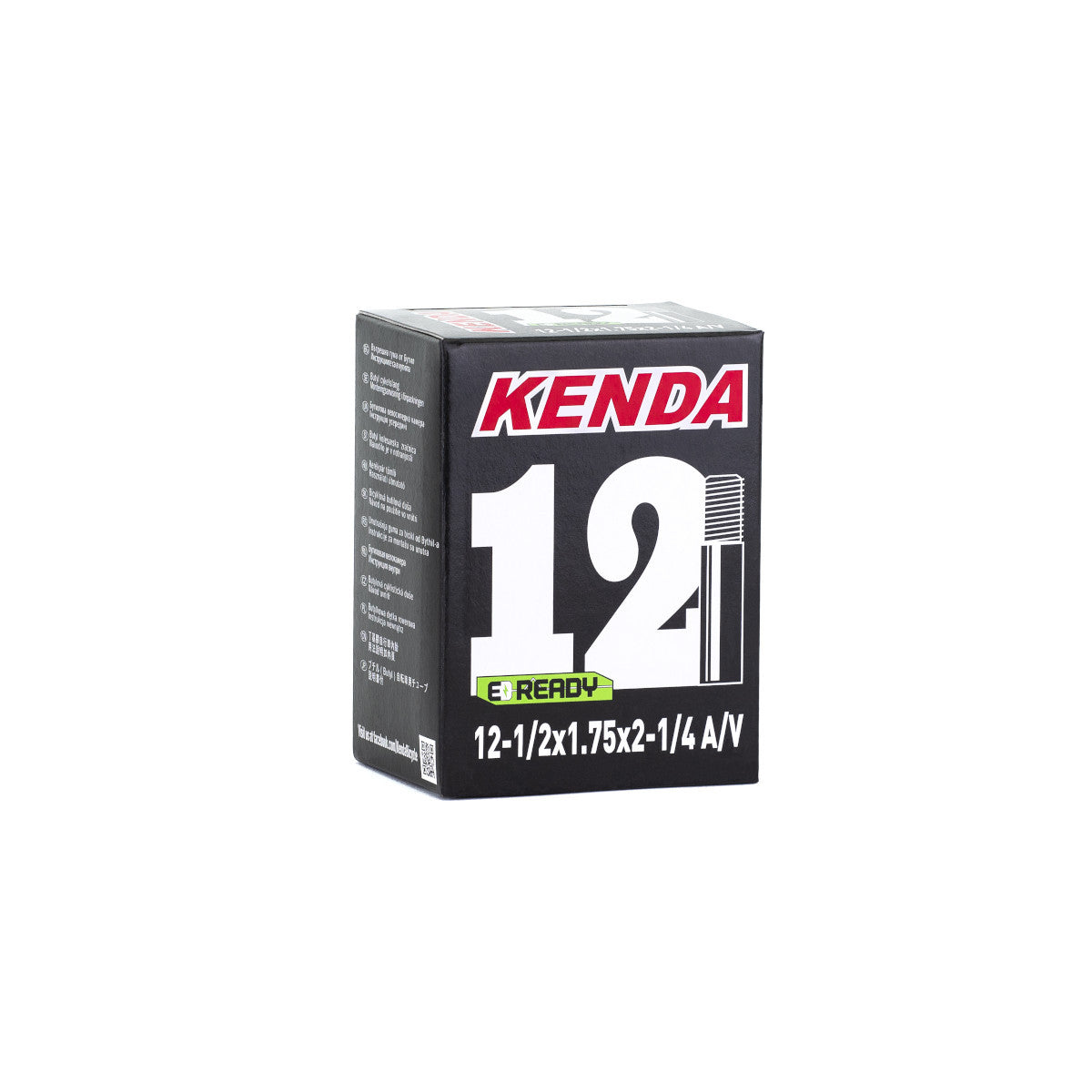 Chambre à air 12" KENDA – 12 x 1,75-2,10 / Schrader 28 mm coudée