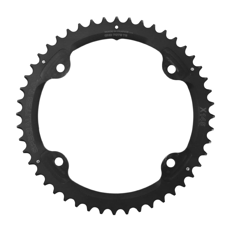 Plateau route TA 4 br. 145 mm pour Campagnolo extérieur gris 11 v – 48 dents