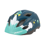 Casque vélo enfant Polisport Spaceship bleu mat 48-52