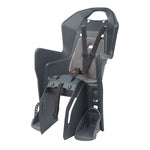 Siège enfant arrière Polisport Koolah sur porte-bagages gris 9-22 kg