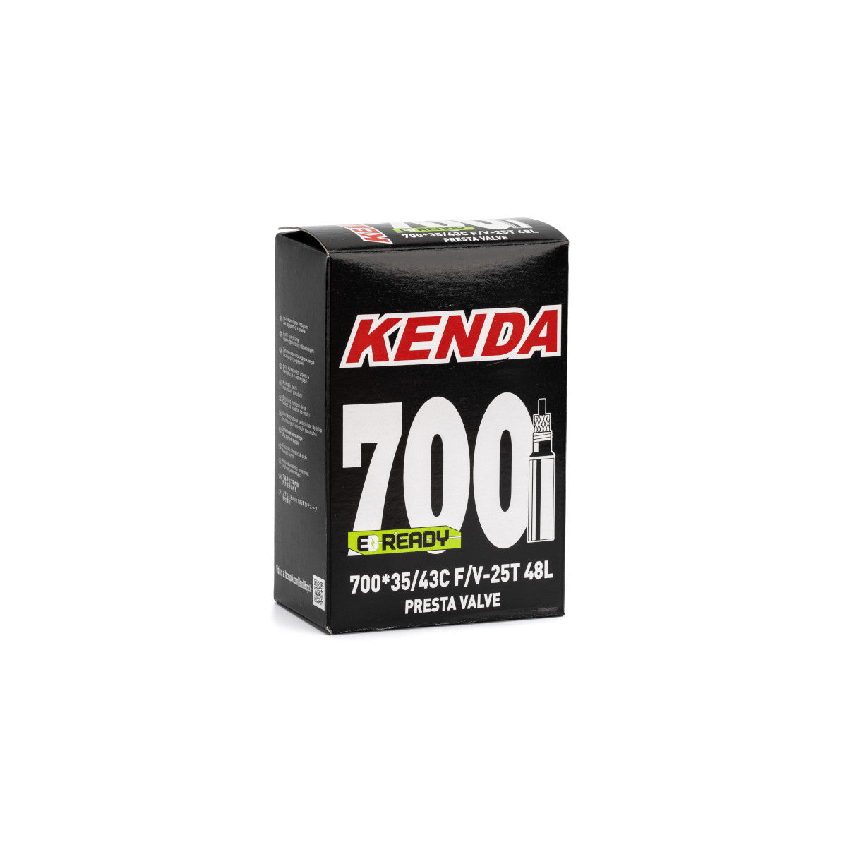 Chambre à air 700 KENDA – 700 x 30-43 / Presta 60 mm obus démontable