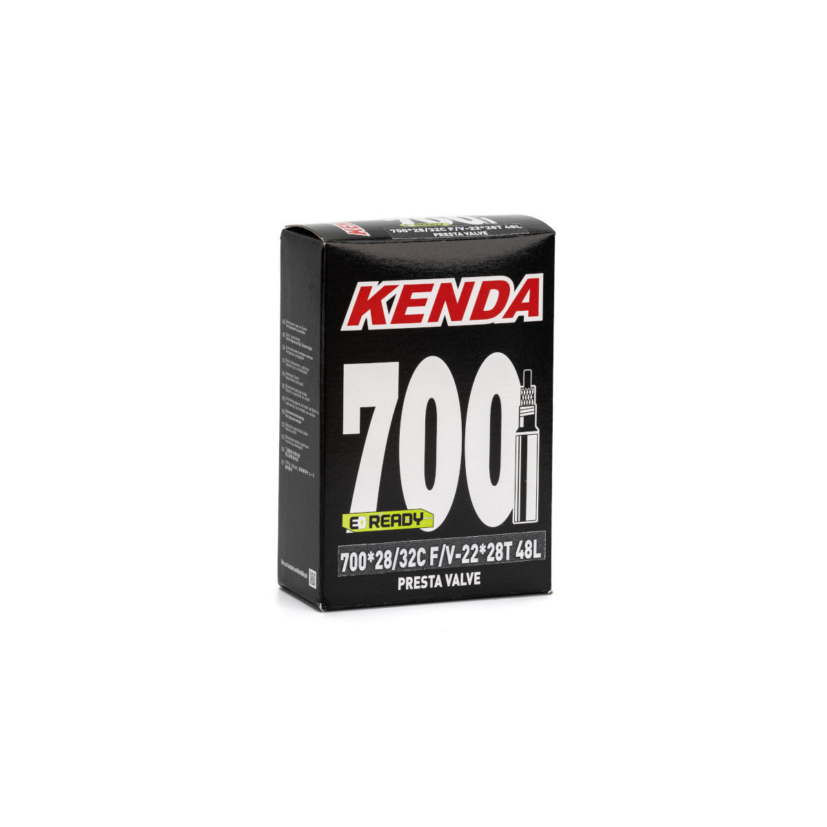 Chambre à air 700 KENDA – 700 x 28-35 / Presta 60 mm obus démontable