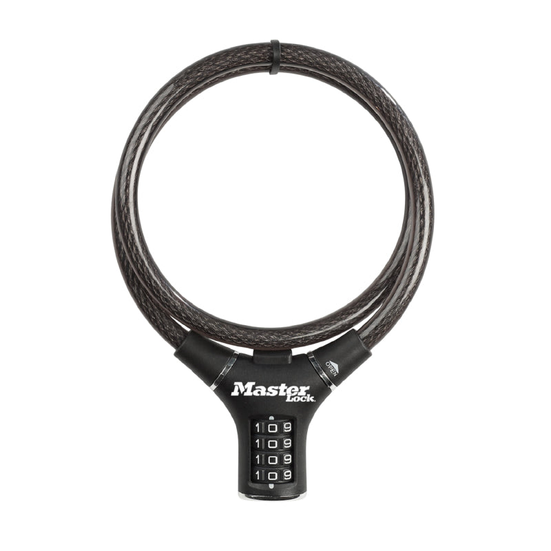 Antivol câble à combinaison Masterlock Ø 12 mm 90 cm noir