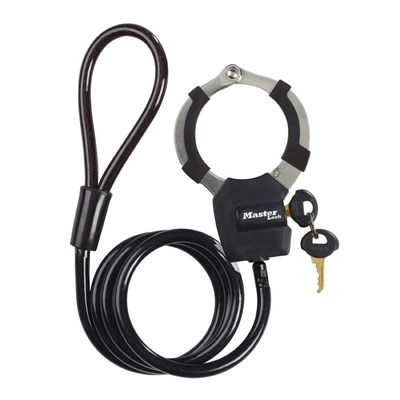 Antivol câble à boucle avec menotte Masterlock Street Cuff Ø 8 mm 1 m