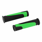 Poignées VTT Newton Rubber noir-vert 125 mm (paire)