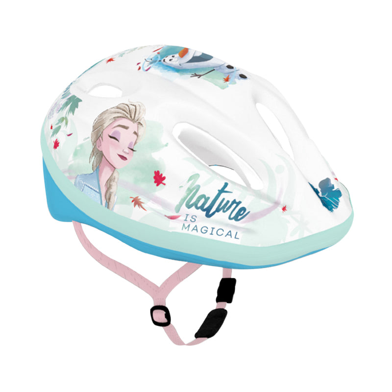 Casque vélo enfant La Reine des Neiges V2 blanc 52-56