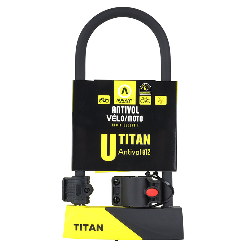 Antivol U Auvray Titan 165 x 320 mm Ø 12 mm avec support – niveau 5/10 – vue 5