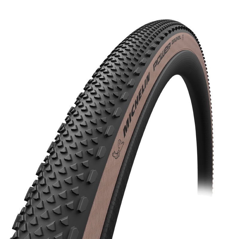 Pneu gravel Michelin Power Gravel noir-beige tringle souple tubeless ready – 700 x 47 (47-622)